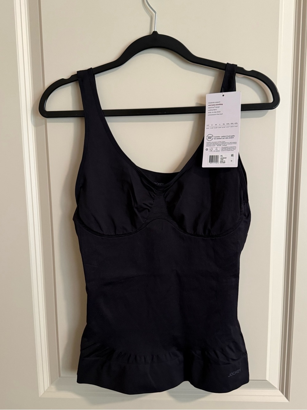 Jockey Black Seamless Shaping Tank